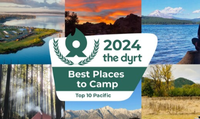 The Dyrt公布2024年最佳露营地太平洋地区前10名