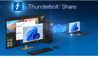 英特尔推出Thunderbolt Share以增强PC到PC的连接体验