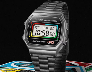 卡西欧与UNO合作推出一款特别手表