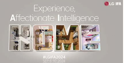 LG将在IFA2024上推出带有AI的新款洗衣机令人惊喜