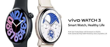 Vivo Watch 3登陆全球搭载BlueOS多渠道健康追踪